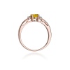 Pierścionek W0010 Cytryn 0,50ct różowe złoto