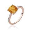 Pierścionek W0511 Cytryn 2,00ct różowe złoto