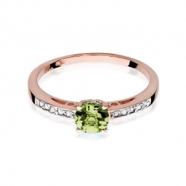 Pierścionek W0066 Oliwin 0,60ct różowe złoto