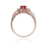 Pierścionek W0037 Rubin 1,00ct różowe złoto