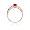 Pierścionek W0066 Rubin 0,60ct różowe złoto