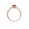 Pierścionek W0078 Rubin 0,80ct różowe złoto