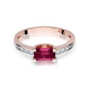 Pierścionek W0105 Rubin 0,80ct różowe złoto