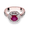Pierścionek W0274 Rubin 1,20ct różowe złoto
