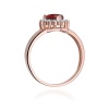 Pierścionek W0310 Rubin 1,10ct różowe złoto