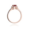 Pierścionek W0422 Rubin 0,80ct różowe złoto