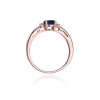 Pierścionek W0006 Szafir 0,70ct różowe złoto