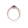 Pierścionek W0010 Szafir 0,50ct różowe złoto
