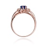 Pierścionek W0037 Szafir 0,90ct różowe złoto
