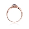 Pierścionek W0072 Szafir 0,15ct różowe złoto