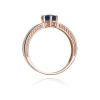 Pierścionek W0075 Szafir 0,50ct różowe złoto