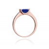 Pierścionek W0105 Szafir 0,60ct różowe złoto