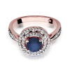 Pierścionek W0274 Szafir 1,00ct różowe złoto