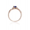 Pierścionek W0019 Tanzanit 0,40ct różowe złoto
