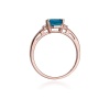 Pierścionek W0003 Topaz Swiss 1,10ct różowe złoto