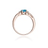 Pierścionek W0006 Topaz Swiss 0,50ct różowe złoto