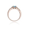 Pierścionek W0010 Topaz Swiss 0,50ct różowe złoto