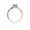 Pierścionek W0039 Topaz Swiss 0,70ct różowe złoto