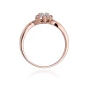 Pierścionek W0072 Topaz Swiss 0,15ct różowe złoto