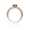 Pierścionek W0075 Topaz Swiss 0,50ct różowe złoto
