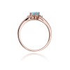 Pierścionek W0076 Topaz Swiss 0,50ct różowe złoto