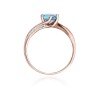 Pierścionek W0084 Topaz Swiss 0,50ct różowe złoto