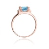 Pierścionek W0103 Topaz Swiss 1,40ct różowe złoto