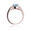 Pierścionek W0274 Topaz Swiss 0,80ct różowe złoto