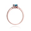 Pierścionek W0301 Topaz Swiss 0,50ct różowe złoto