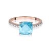 Pierścionek W0511 Topaz Swiss 2,00ct różowe złoto