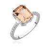 Pierścionek W0527 Morganit 2,80ct białe złoto