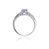 Pierścionek W0014 Tanzanit 0,50ct białe złoto