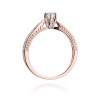 Pierścionek W0202 Diament 0,15ct różowe złoto