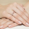 Pierścionek W0202 Diament 0,15ct różowe złoto