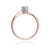 Pierścionek W0173 Diament 0,15ct różowe złoto