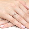 Pierścionek W0173 Diament 0,15ct różowe złoto