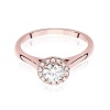Pierścionek W0550 Diament 0,50ct różowe złoto