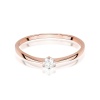 Pierścionek W0579 Diament 0,10ct różowe złoto