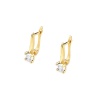 Kolczyki K0065 Diament 2 x 0,08ct żółte złoto