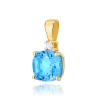 Zawieszka Z003 Topaz Swiss 1,10ct żółte złoto