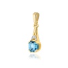 Zawieszka Z0040 Topaz Swiss 1,10ct żółte złoto