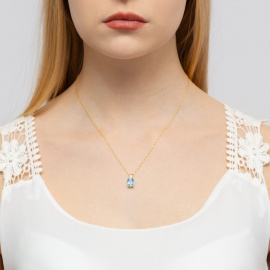 Zawieszka Z0400 Topaz Swiss 2,40ct żółte złoto