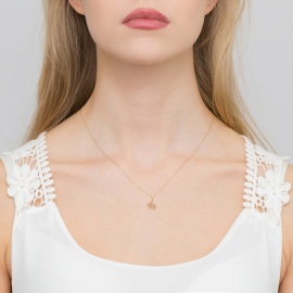 Zawieszka Z033 Diament 0,05ct żółte złoto