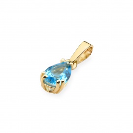 Zawieszka Z0006 Topaz Swiss 0,90ct żółte złoto