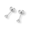 Kolczyki K0029 Diament 2 x 0,02ct białe złoto