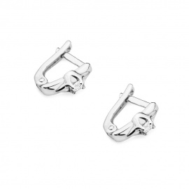 Kolczyki K0088 Diament 2 x 0,04ct białe złoto