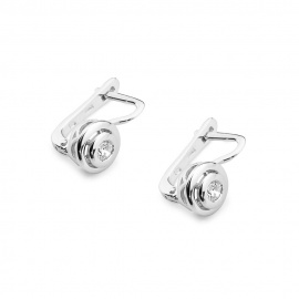 Kolczyki K0294 Diament 2 x 0,10ct białe złoto