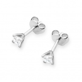 Kolczyki K0037 Diament 2 x 0,15ct białe złoto