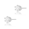 Kolczyki K0068 Diament 2 x 0,15ct białe złoto