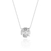 Naszyjnik N0021 z diamentami białe złoto